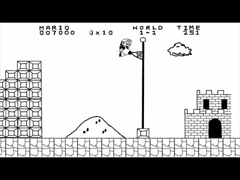 48 classic videogames handdrawn in one amazing music video (The Mad Bitter - retro gaming)