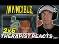 THIS MUST COME AS A SHOCK Therapist REACTS To Invincible Season 2 Episode 5