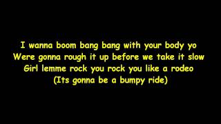 Mohombi   Bumpy Ride Lyrics i wanna boom bang bang