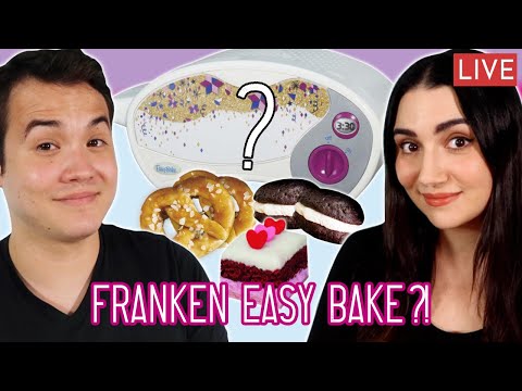 Making A Franken-Easy-Bake Oven Cake Live