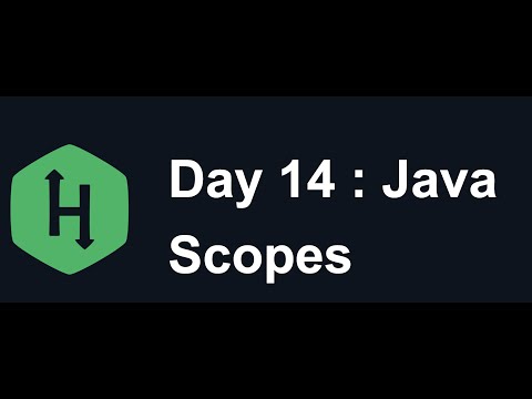 Day 14 Scope Hackerrank Java