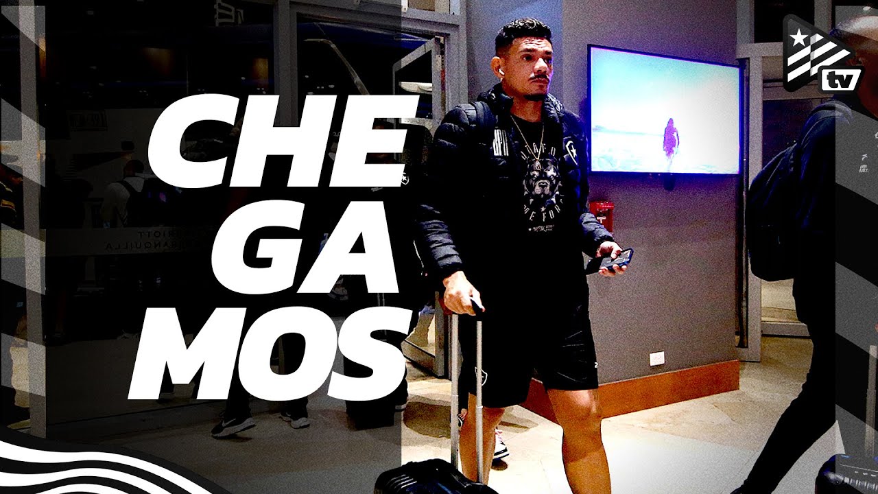VÍDEO: Botafogo chega à Colômbia para partida contra Junior Barranquilla; sócios viajam com delegação