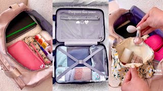 Travel Bag Packing Organizing TikTok Compilation
