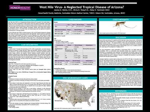 West Nile Virus - A Neglected Tropical Disease of Arizona?