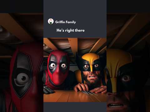Don't make a sound (Ai Deadpool vs Wolverine Edition) #ai #aiart #chatgpt #shorts