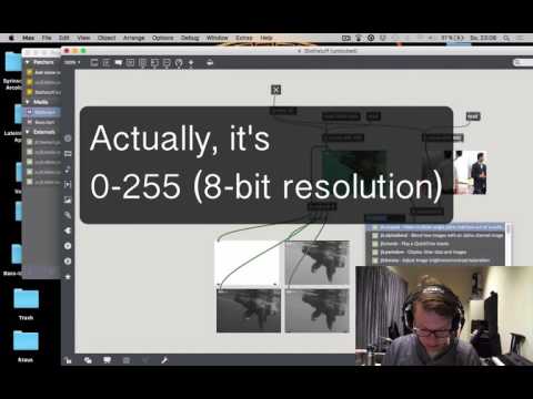 MAX/MSP In A Nutshell - Ep. 5 - Kinect Video Sloths