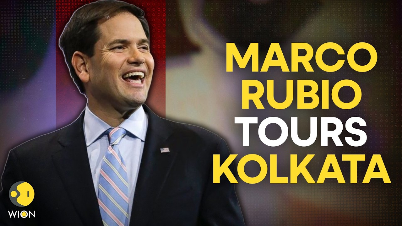 Rubio In India LIVE: US Secretary Marco Rubio Visits Kolkata's Famous Sites Amid India Tour | WION
