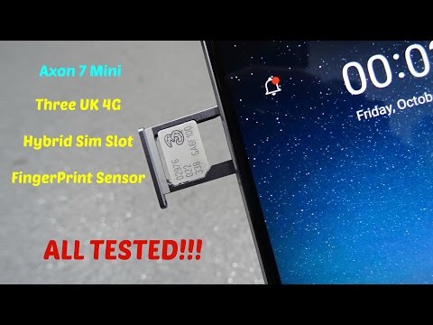 Axon 7 Mini - Hybrid Sim Slot/Three UK 4G Test/Fingerprint Scanner