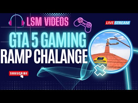 IMPOSSIBLE MEGA RAMP PARKOUR RACE CHALLENGE / GTA V LIVE STREAM