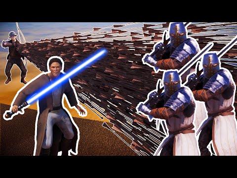 23 MILLION HEAVY KNIGHTS vs 300,000 JEDI KNIGHTS + 1,000 GOD ARCHERS | UEBS 2