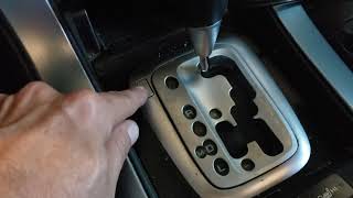 EASY FIX! How to put a Honda,Toyota, Acura, Infiniti, in neutral with a Dead Battery Or a NO KEY!