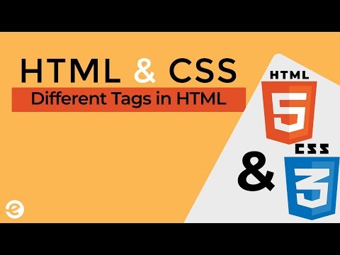 &#x202a;HTML 5| Different Tags in HTML5 2019 | Eduonix&#x202c;&rlm;