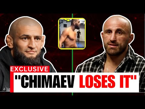 Khamzat Chimaev DESTROYS UFC Heavyweight Alexander Volkov in Wild Sparring!
