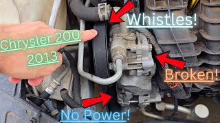Chrysler 200 2013: Alternator, Belt & Pump Replacement