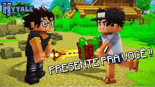 MEU AMIGO LUIZ1227 ME DEU ITENS no HYTALE A SÉRIE !!