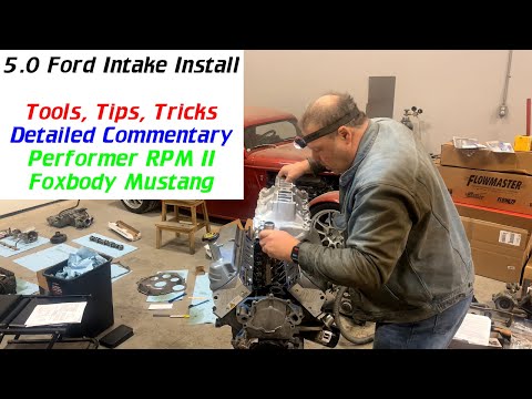 How to install an Intake Manifold on 5.0 Ford Foxbody Engine