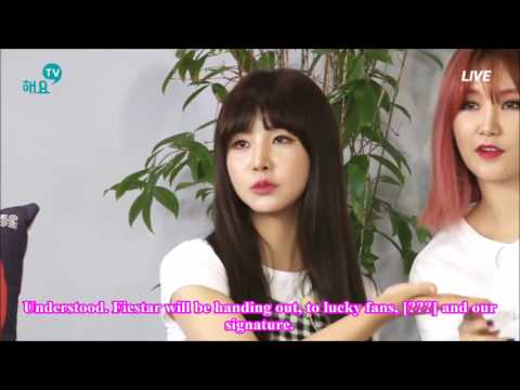 Fiestar: Private Life of Fiestar Cut - "Episode 1 Interview Section" Part 1 [ENG SUB]