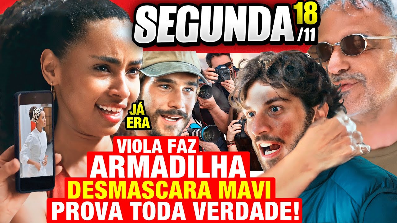 MANIA DE VOCÊ - Capítulo de hoje 18/11 SEGUNDA - Resumo Completo da Novela Mania de Você Hoje 18/11