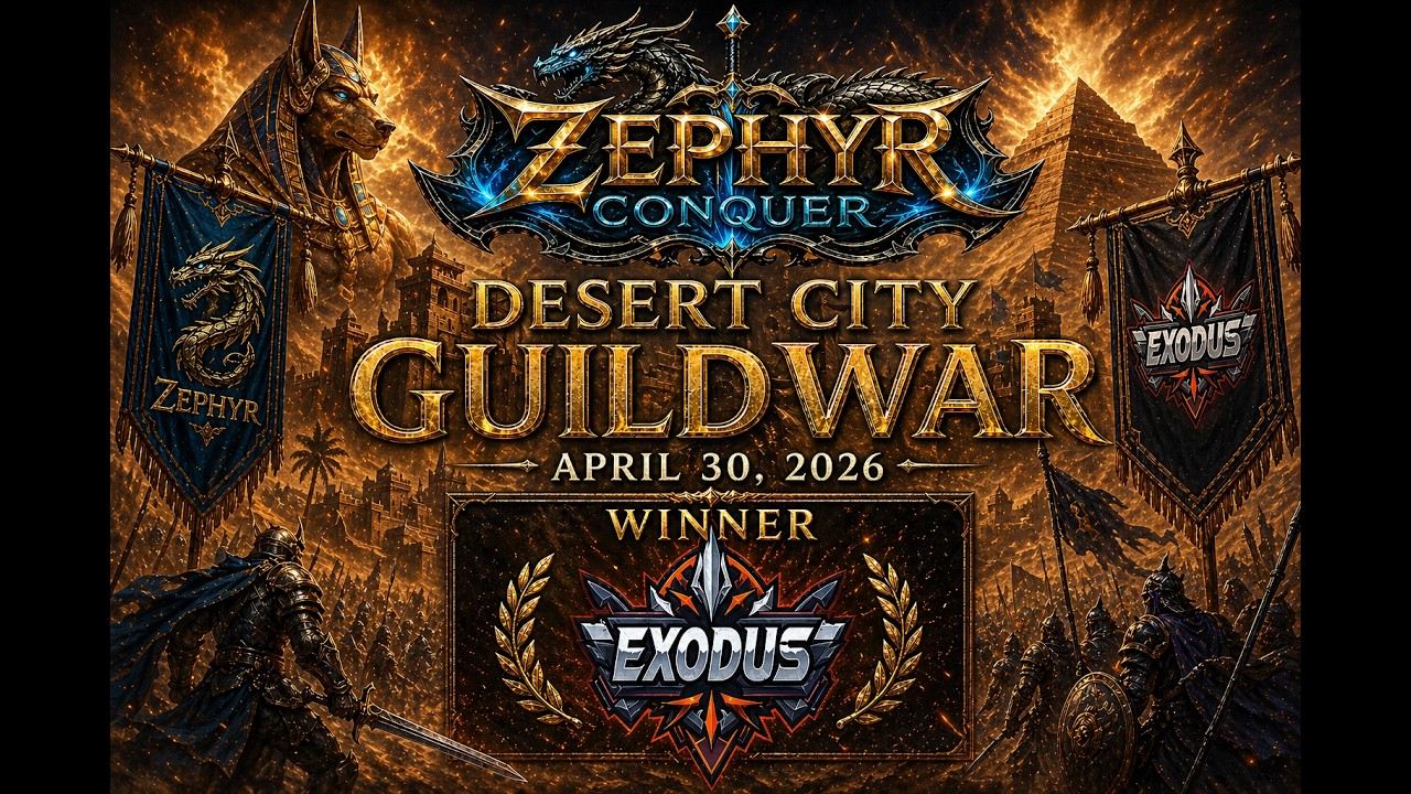 Zephyr Conquer Video - DesertCity GuildWar 30/04/2026
