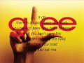 GLEE- LEAN ON ME! with lyrics