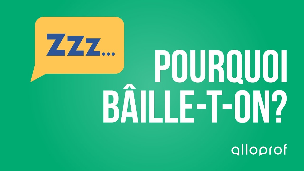 Pourquoi bâille-t-on?