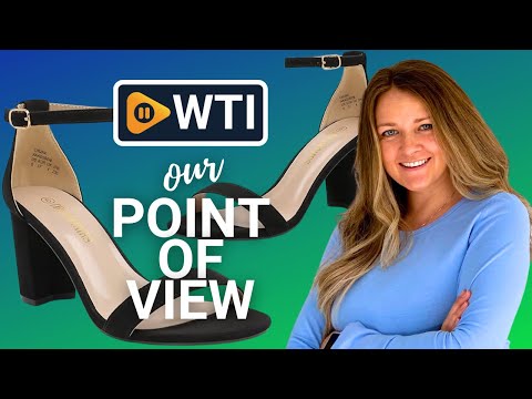 DREAM PAIRS Women's Chunk Low Heel Pump Sandals 6.5 Black/Suede - WTI product video review