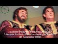Luciano Pavarotti Placido Domingo Joint Interview Live September 1993