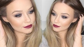 Smokey Eyes  Makeup Tutorial with Deep Red Lips | Beauty.Life.Michelle
