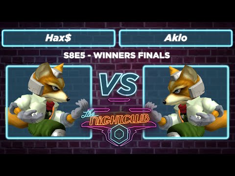 The Nightclub S8E5 - Hax$ vs Aklo  - Winners Finals SSBM