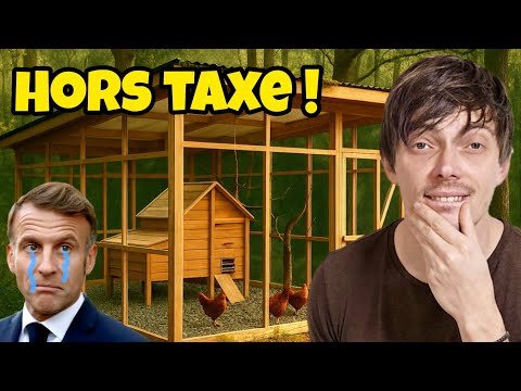Comment éviter la TAXE POULAILLER : je construis une VOLIÈRE pour mes poules - Episode 1