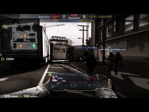 POV - Pimp (Astralis)(21-16) vs GODSENT / train / ECS Season 4 Europe