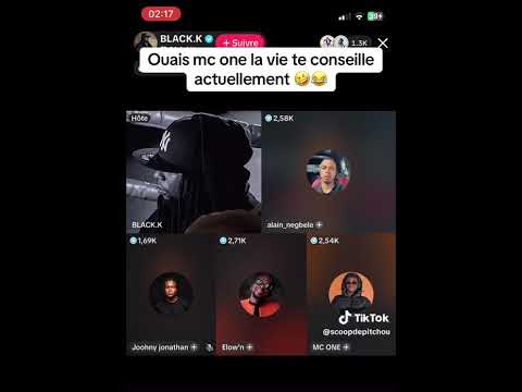 BLACK'K , ELOW'N , MC ONE JONNY ET ALAIN EN DIRECT SUR TIKTOK 🔗🔗💪🏿✨️