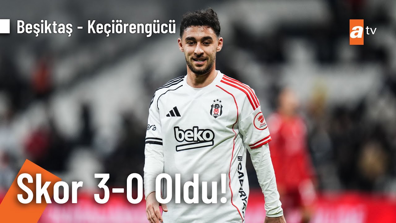 Kartal Kayra takımına üçüncü golü getirdi | Beşiktaş - Ankara Keçiörengücü