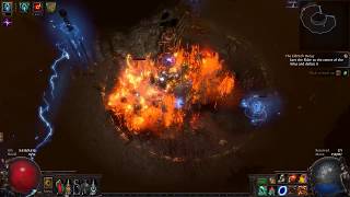 POE - Hybrid&#39;s Jugg Molten Strike - T16 Mino | Hold right click to tank anything |