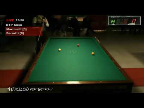 BERRUTI vs A.MARTINELLI -5^PROVA BILIARDO BTP 2016 SANT'ANTONINO di SUSA