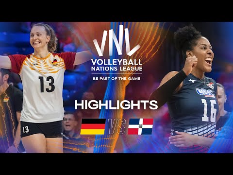 Germany 🇩🇪 vs. Dominican Republic 🇩🇴 - Highlights | Week 3 | Women's VNL 2025