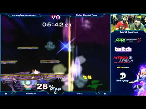 KTAR XI Melee Pools - B-war (Fox) vs Kevorkian (Doctor Mario)