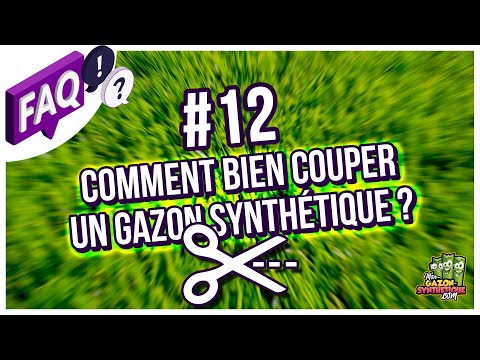 Couverture vidéo tutoriel : découper gazon synthétique étape par étape