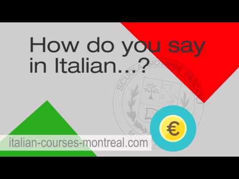 Learn Italian - How do you say in Italian: "How much does it cost?"