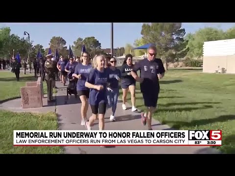 Memorial run underway to honor fallen officers