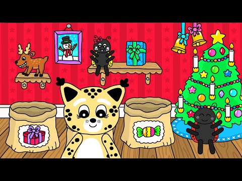 Pukkins vinter spel - Lek och lär med Lotass - Lek med oss