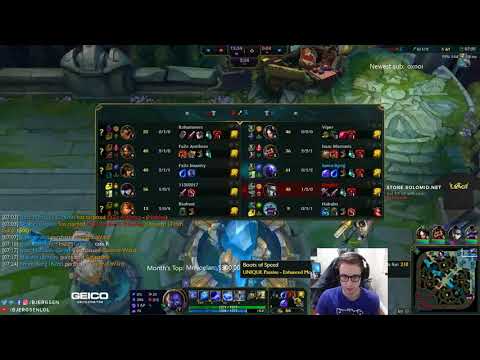 [TSM Bjergsen] - Ryze vs Cassiopeia mid Pre Season 8 Full HD