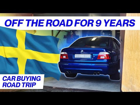 Road Trip & Garage Find V8 BMW E39 M5 - Project Skövde: Part 1