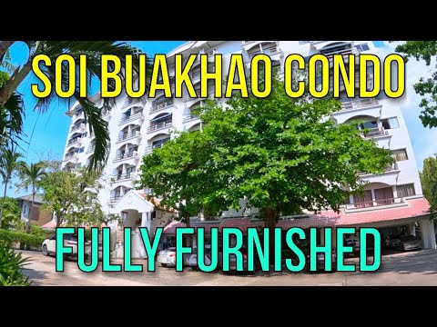 15,500BHT PER MONTH SOI BUAKHAO DIANA ESTATE PATTAYA FULLY FURNISHED CONDO APARTMENT FULL REVIEW