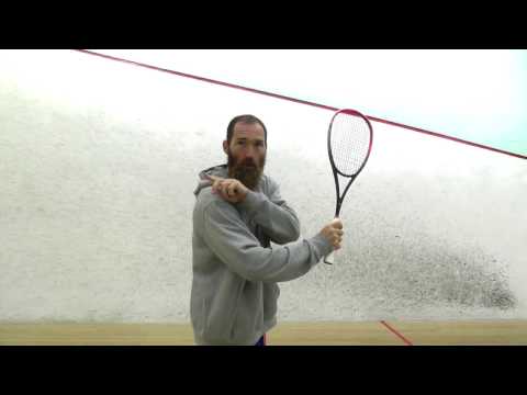 Squash Technique - Backhand Tip