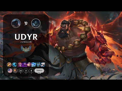 Udyr Jungle vs Karthus - NA Challenger Patch 13.1