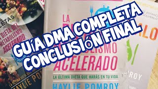 Dieta del Metabolismo Acelerado 🍏| DMA Semana Completa 🍓| Guía DMA | DMA Fácil | Conclusión Fina🥑l