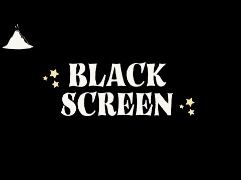 Volcano and Lava Sounds for Sleep, Relax, Meditation and Study | DARK SCREEN | BLACK SCREEN