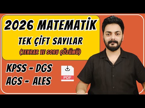 ODD AND EVEN NUMBERS REVIEW AND QUESTION SOLUTION 2026 KPSS DGS AGS ALES