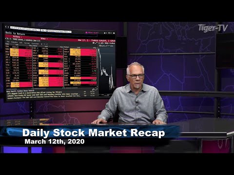 March 12th, Daily Stock Market Recap with Tom O'Brien - 2020
